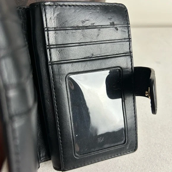 Coach Signature Brown and Black Tote with Wallet - Picture 11 of 16